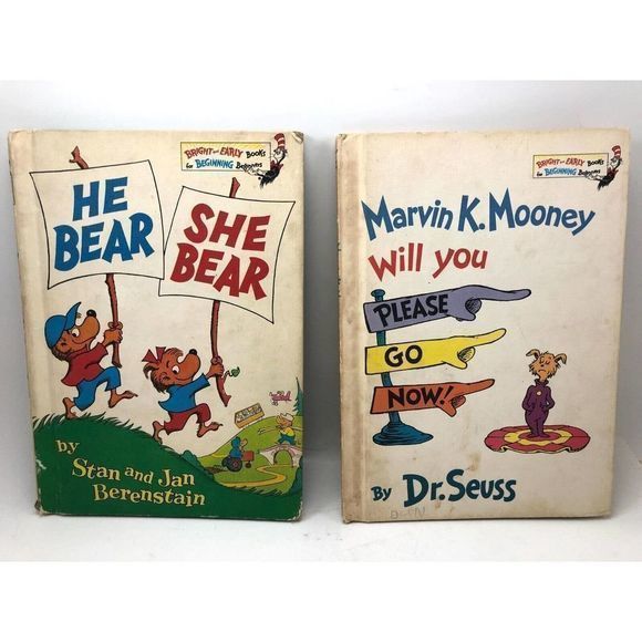 Lot Of 5 Vintage Dr. Seuss‎ Hardback Books 1964-74 Tubby / My House / Go Home - Picture 2 of 12